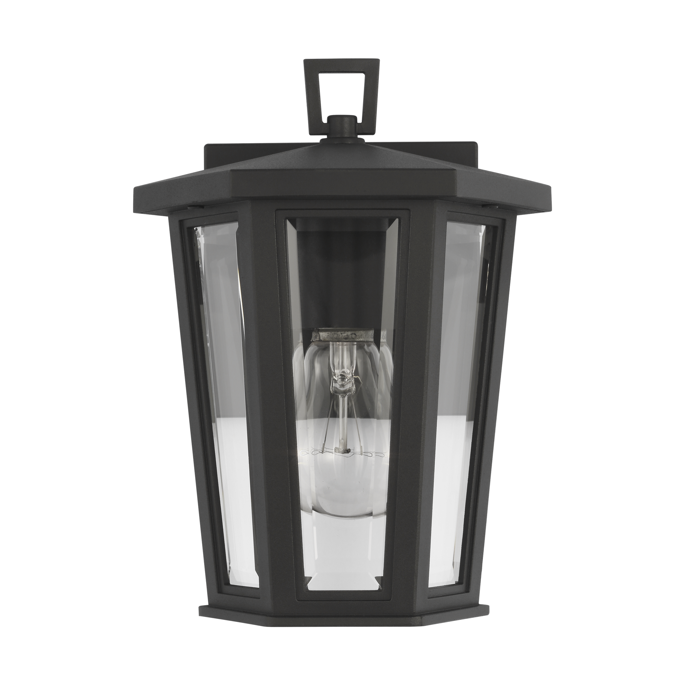 Witley Mini Wall Lantern Textured Black