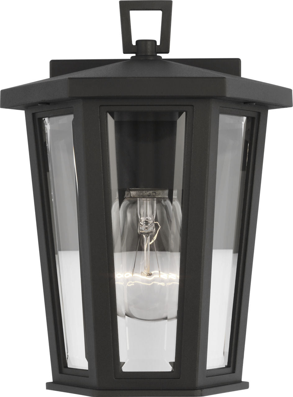 Witley Mini Wall Lantern Textured Black