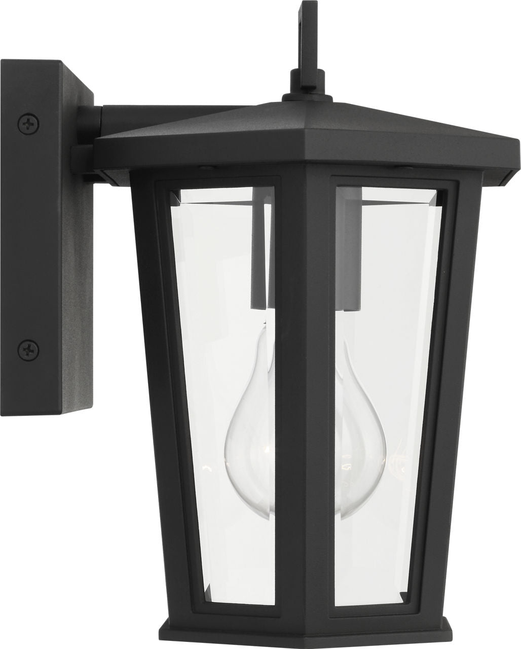 Witley Mini Wall Lantern Textured Black