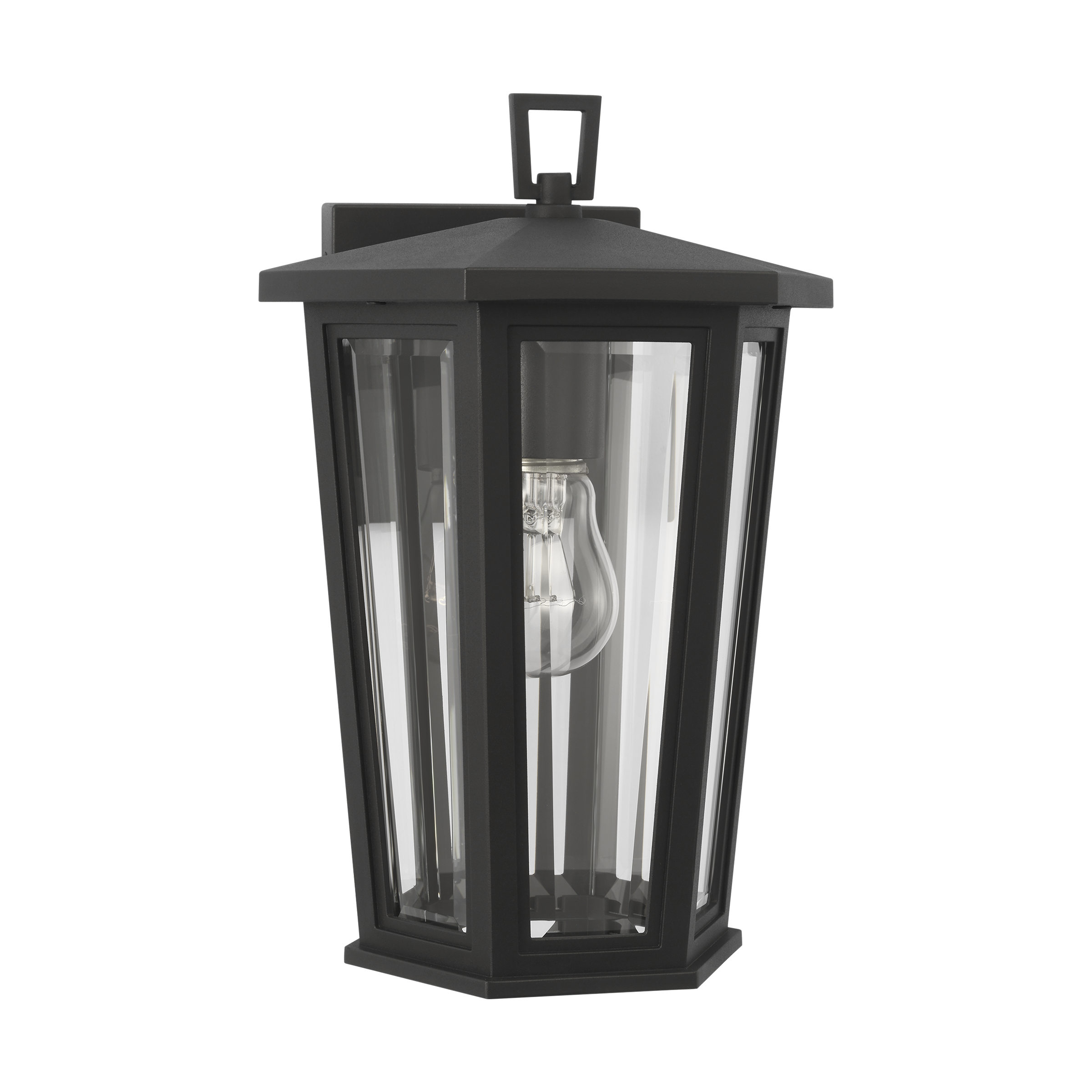 Witley Small Wall Lantern Textured Black