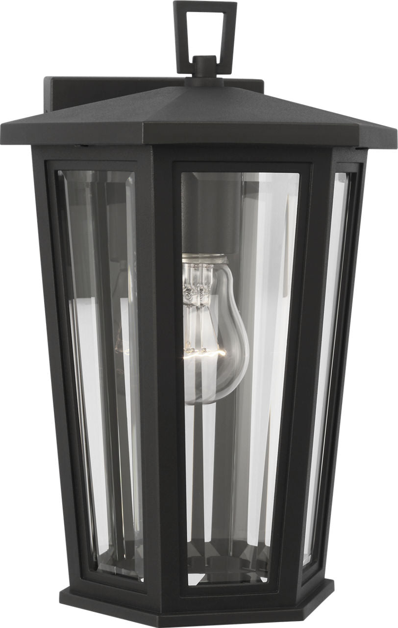 Witley Small Wall Lantern Textured Black