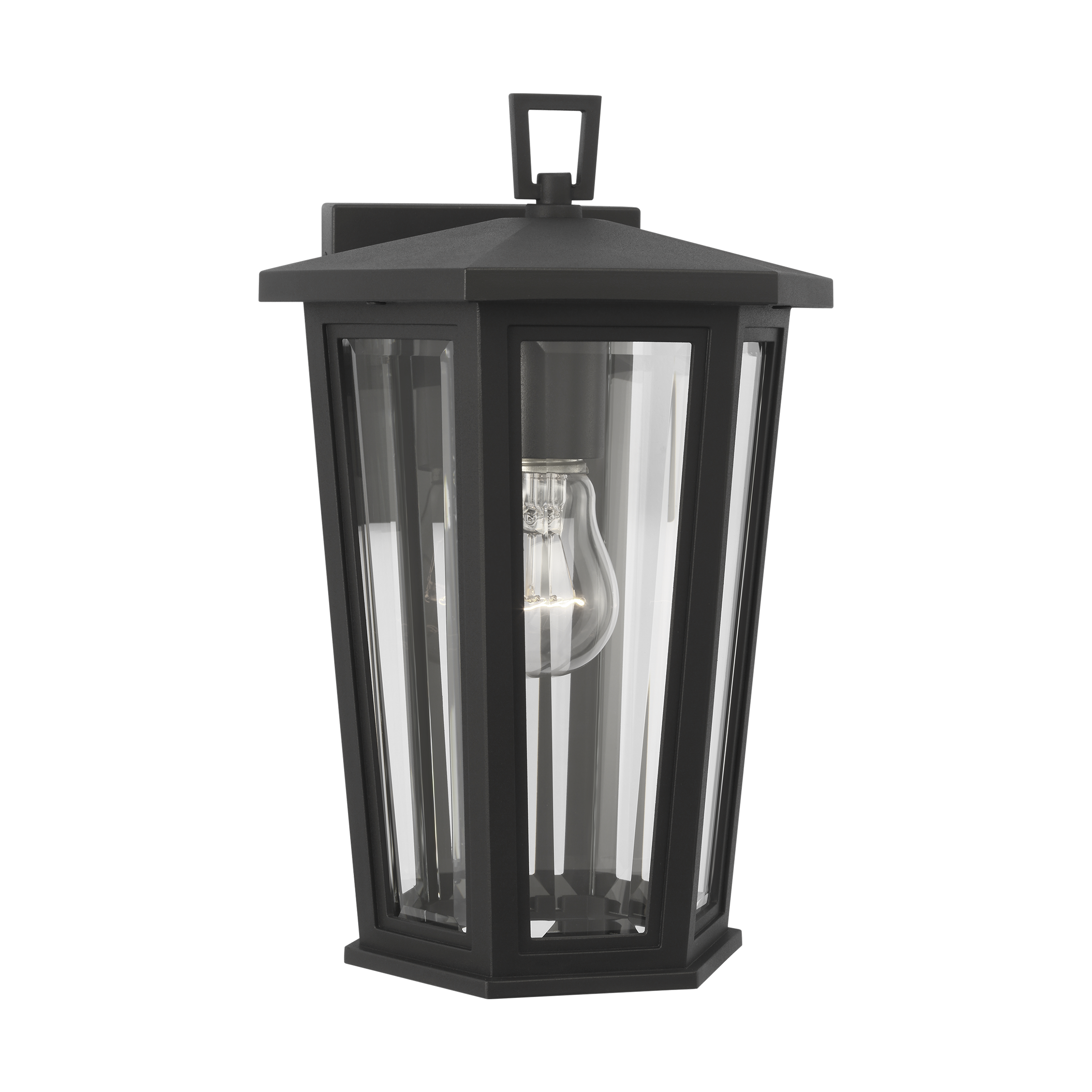 Witley Small Wall Lantern Textured Black