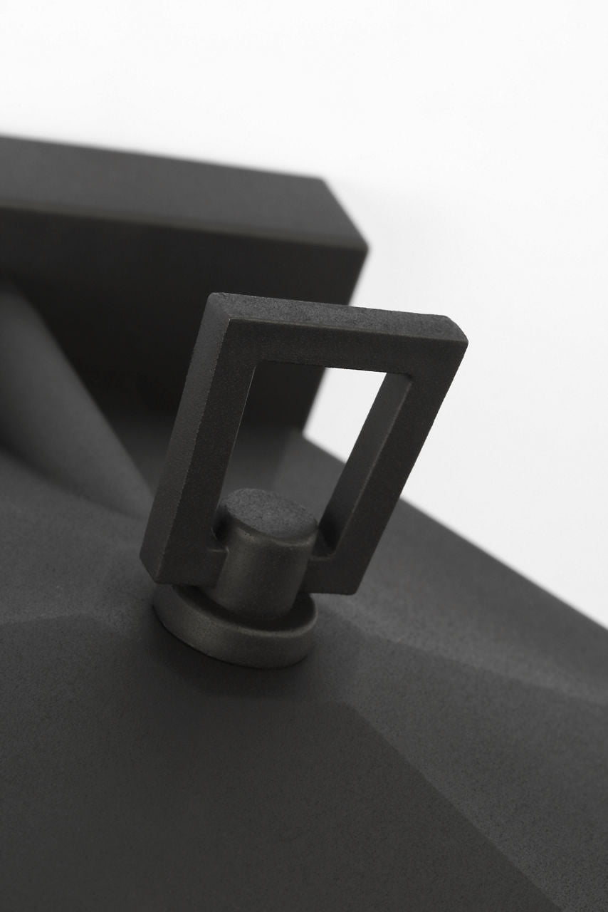 Witley Small Wall Lantern Textured Black