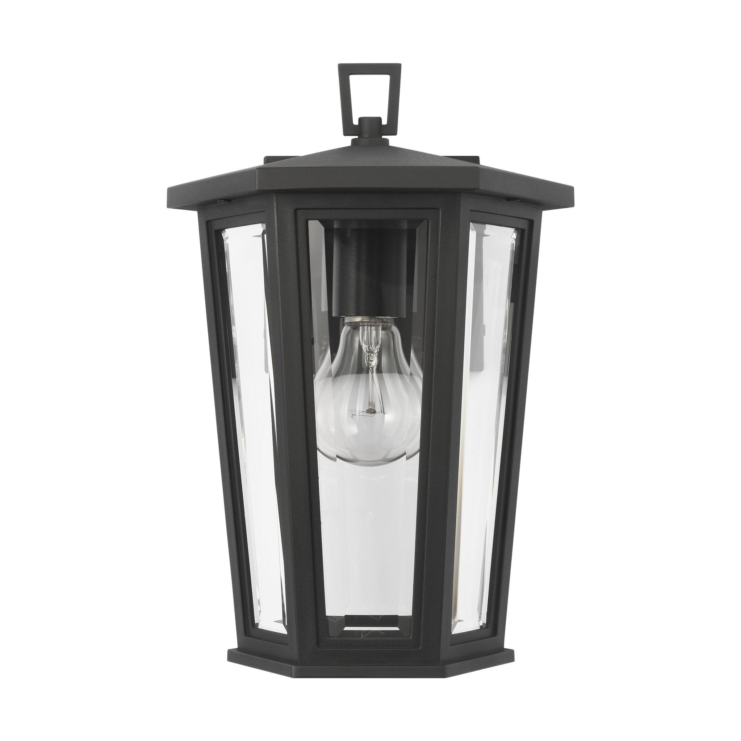 Witley Small Wall Lantern Textured Black