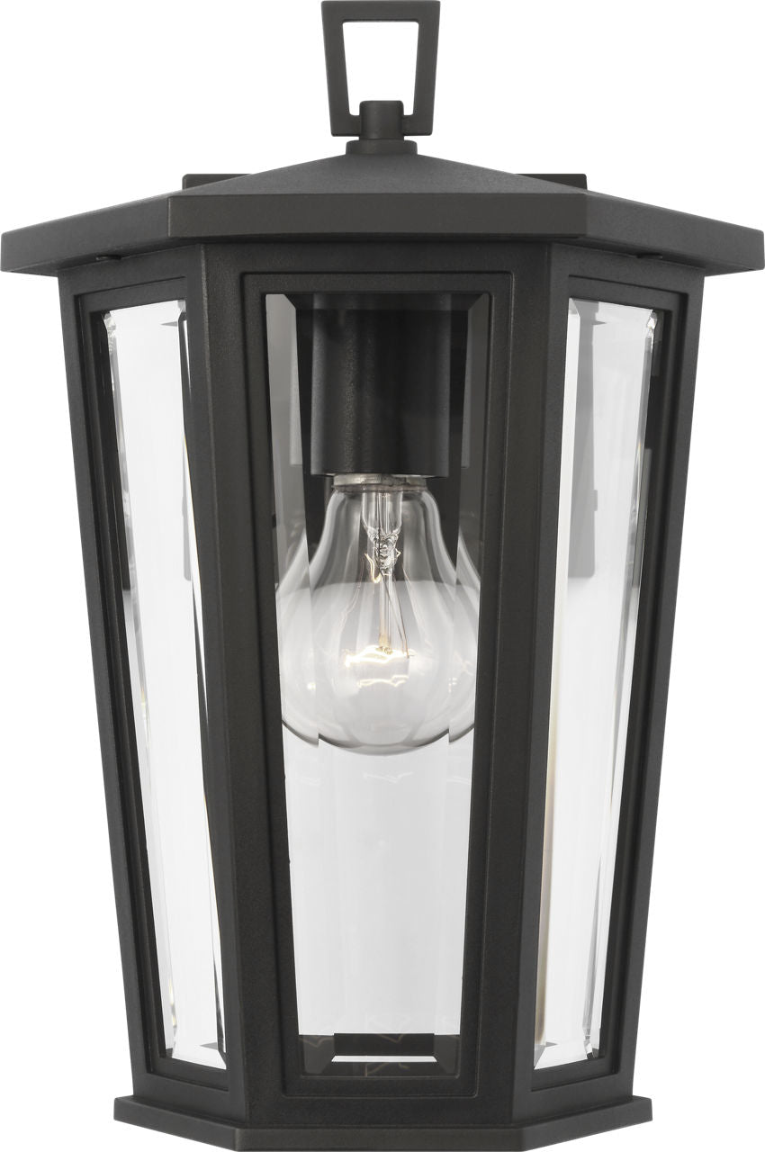 Witley Small Wall Lantern Textured Black