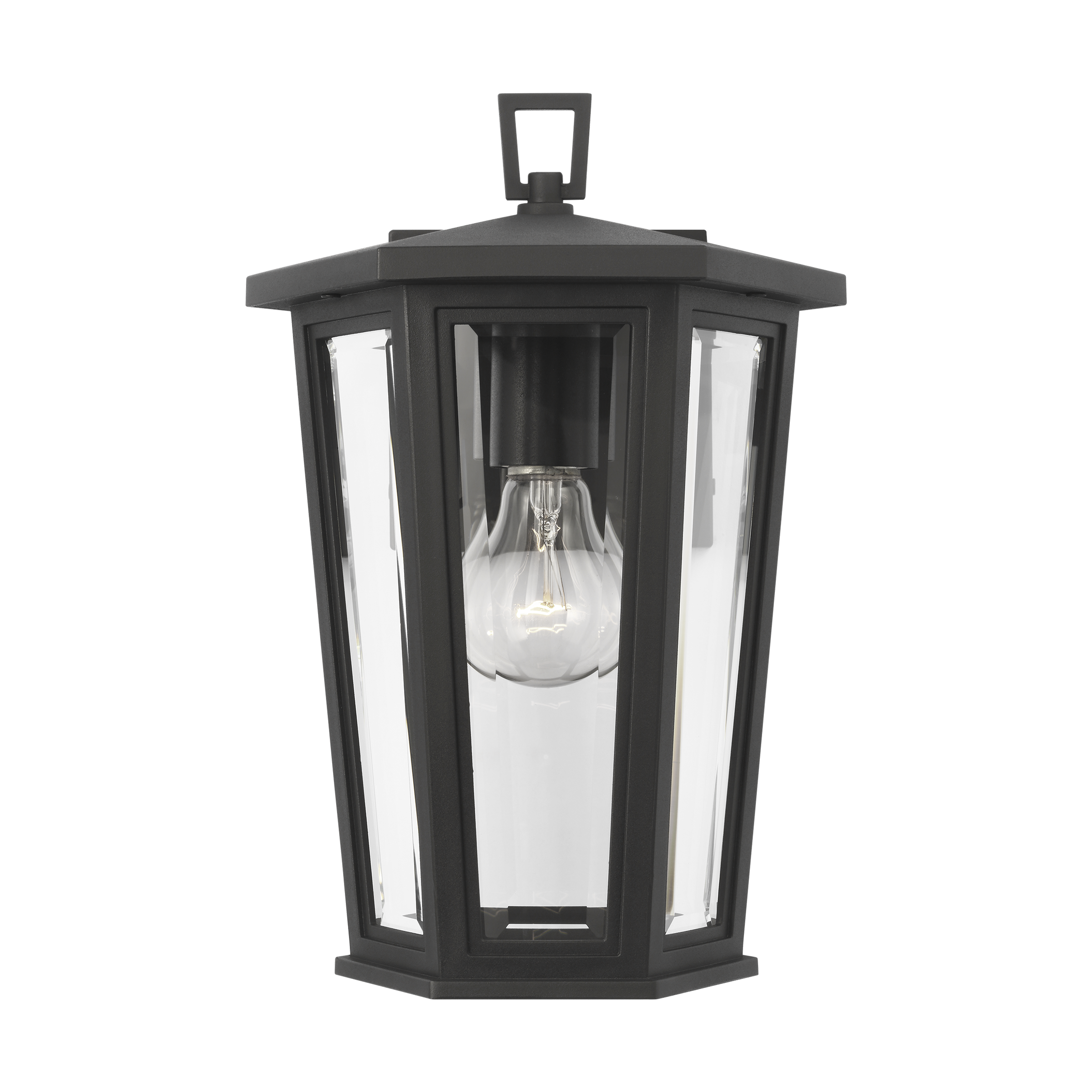 Witley Small Wall Lantern Textured Black