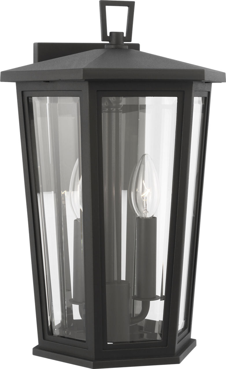 Witley Medium Wall Lantern Textured Black