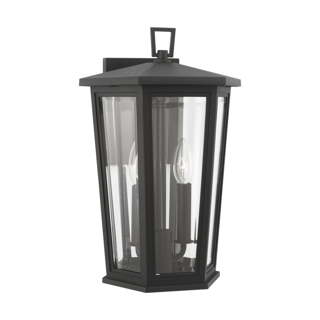 Witley Medium Wall Lantern Textured Black