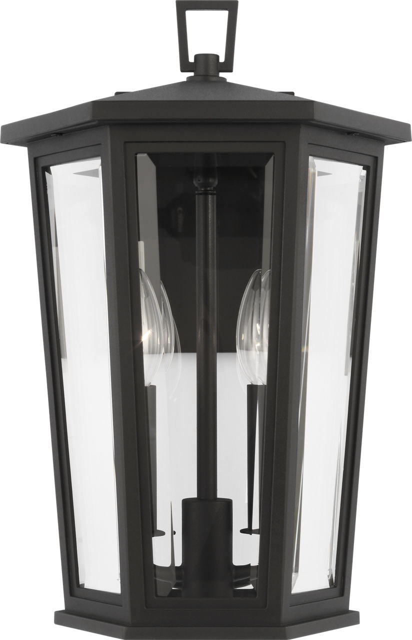 Witley Medium Wall Lantern Textured Black