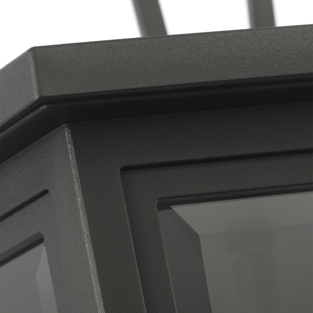 Witley Large Wall Lantern Textured Black