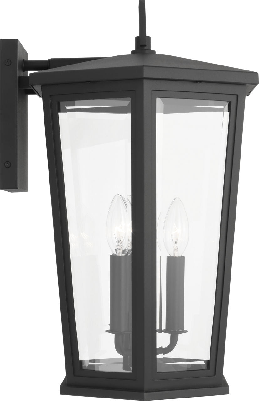 Witley Large Wall Lantern Textured Black