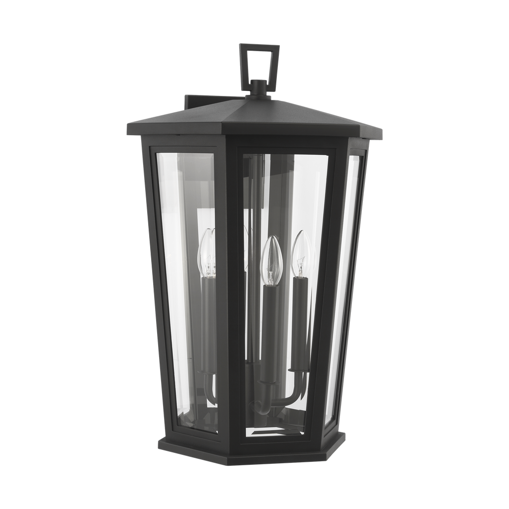 Witley Extra Large Wall Lantern Textured Black
