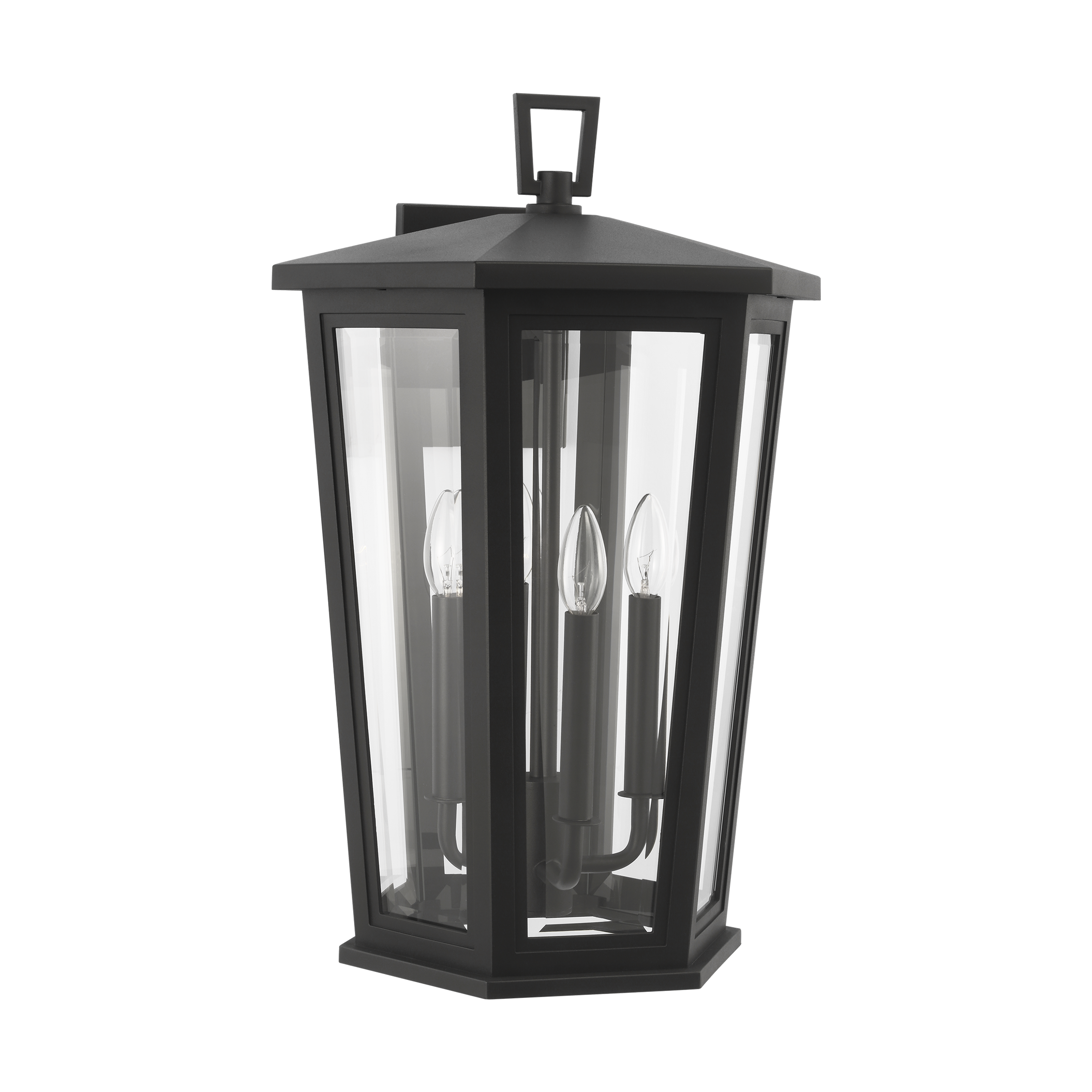 Witley Extra Large Wall Lantern Textured Black