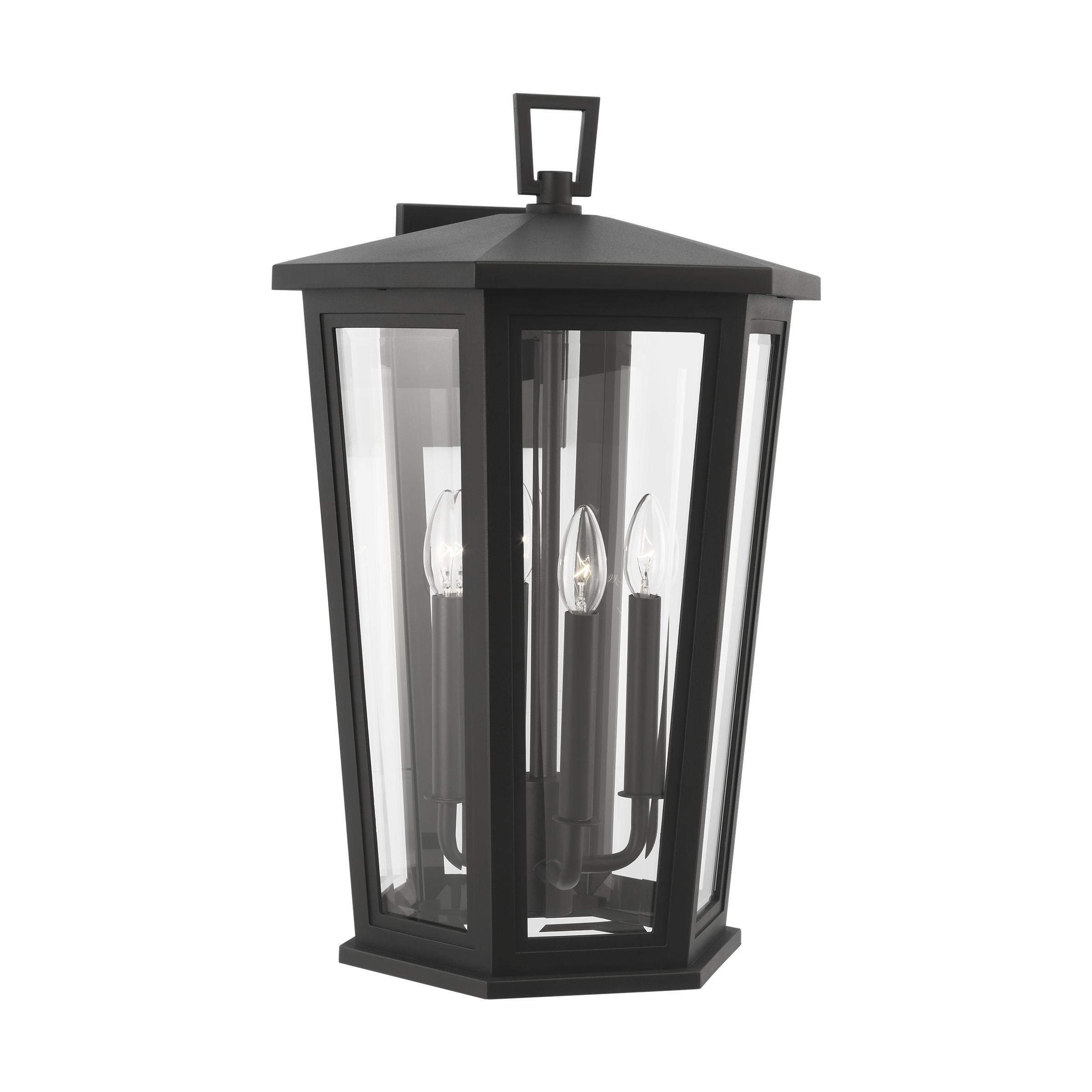 Witley Extra Large Wall Lantern Textured Black