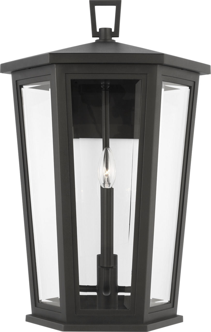 Witley Extra Large Wall Lantern Textured Black