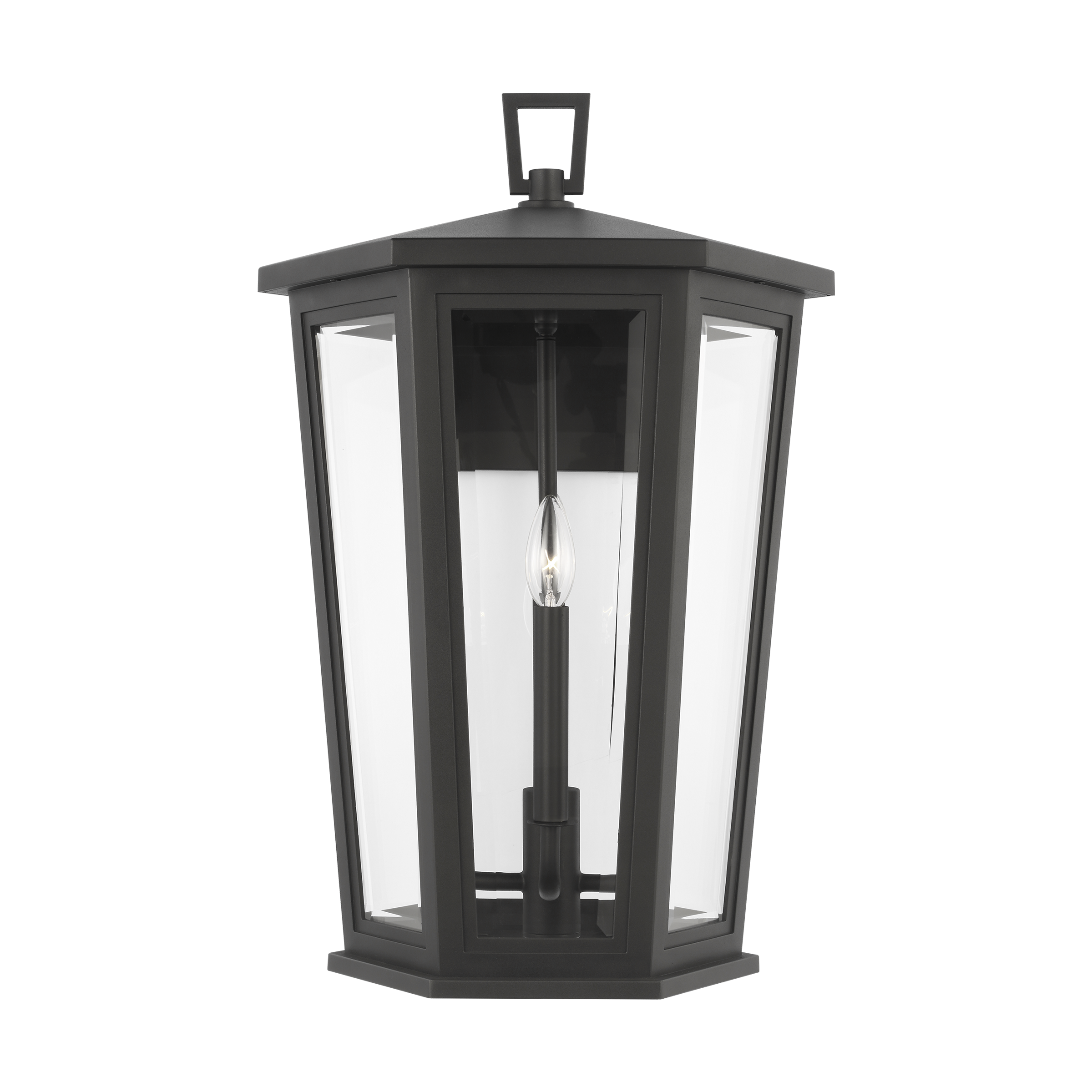 Witley Extra Large Wall Lantern Textured Black