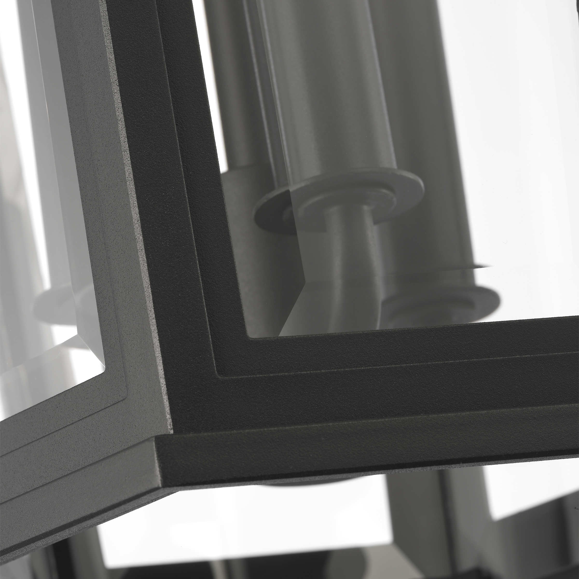 Witley Large Pendant Lantern Textured Black