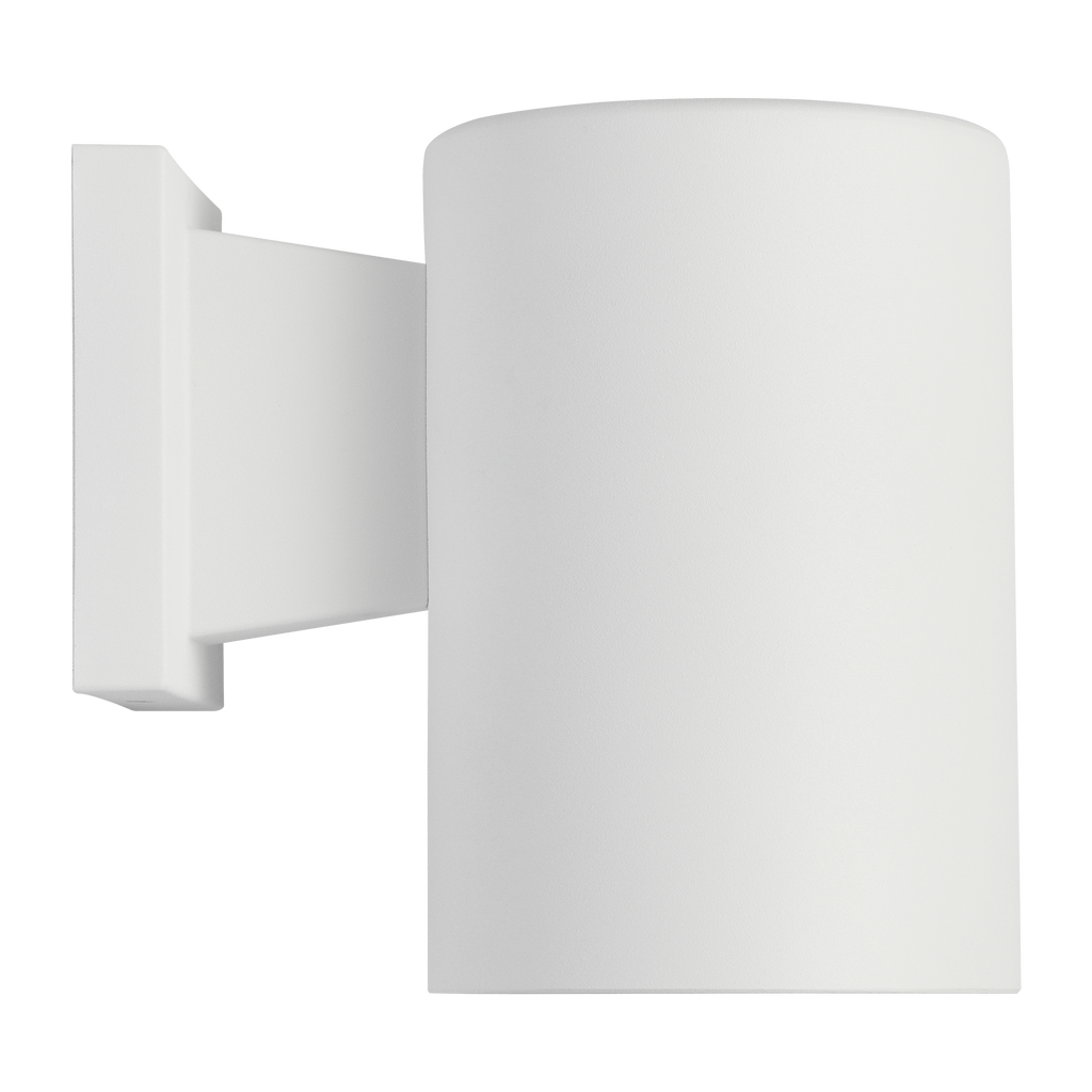 Outdoor Cylinders Small One Light Wall Lantern Outdoor Textured White Bulb(s) Included