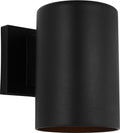 Outdoor Cylinders Small One Light Wall Lantern Textured Black Bulb(s) Included