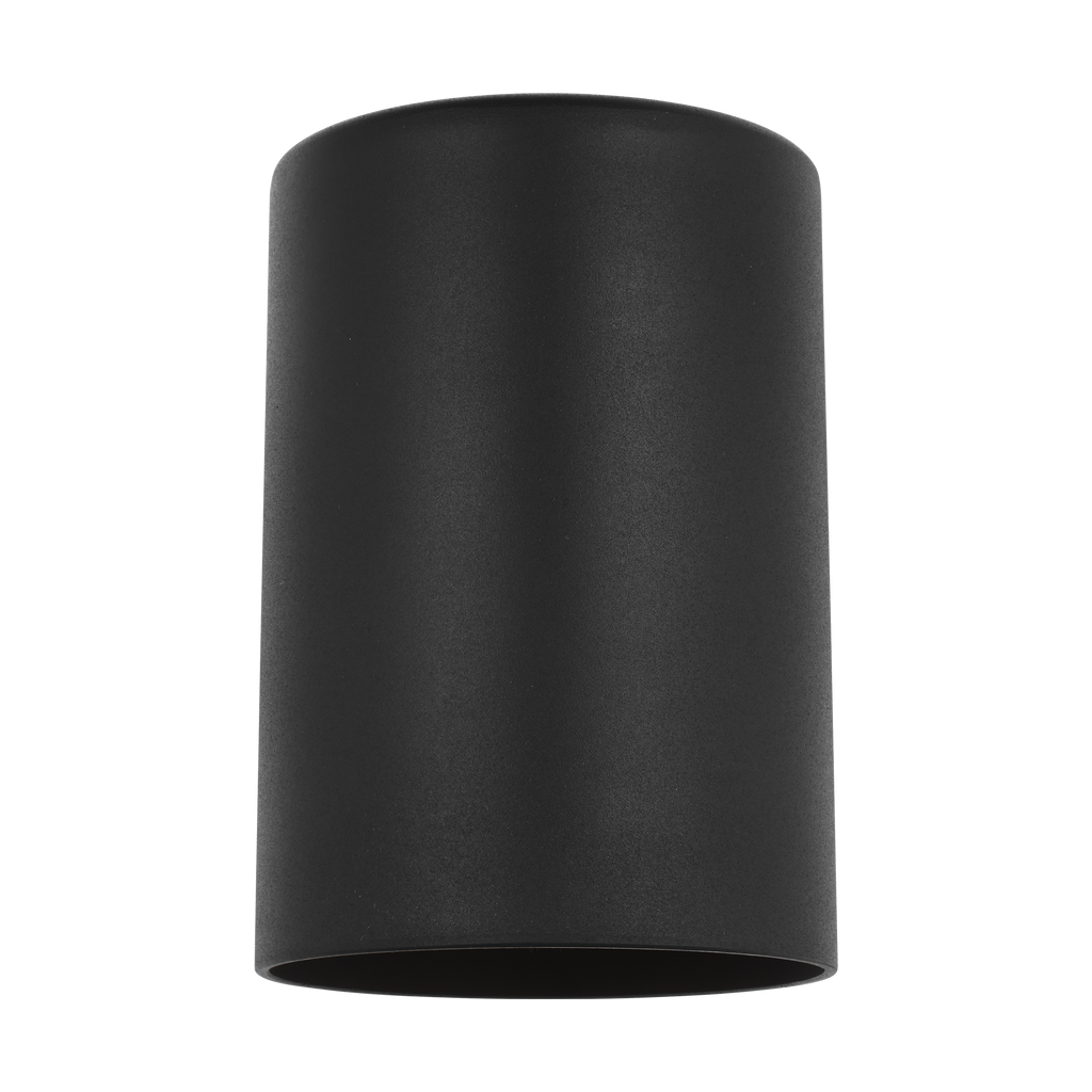 Outdoor Cylinders Small One Light Wall Lantern Textured Black