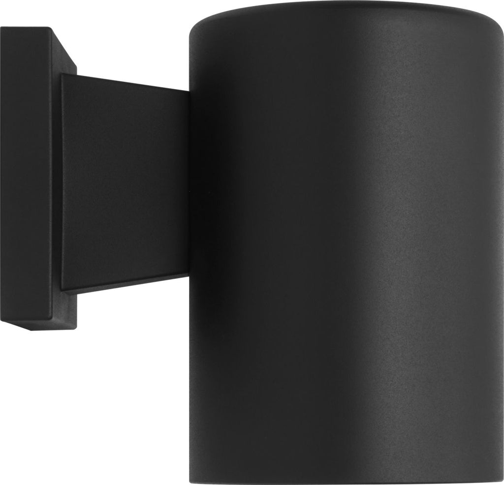 Outdoor Cylinders Small One Light Wall Lantern Textured Black