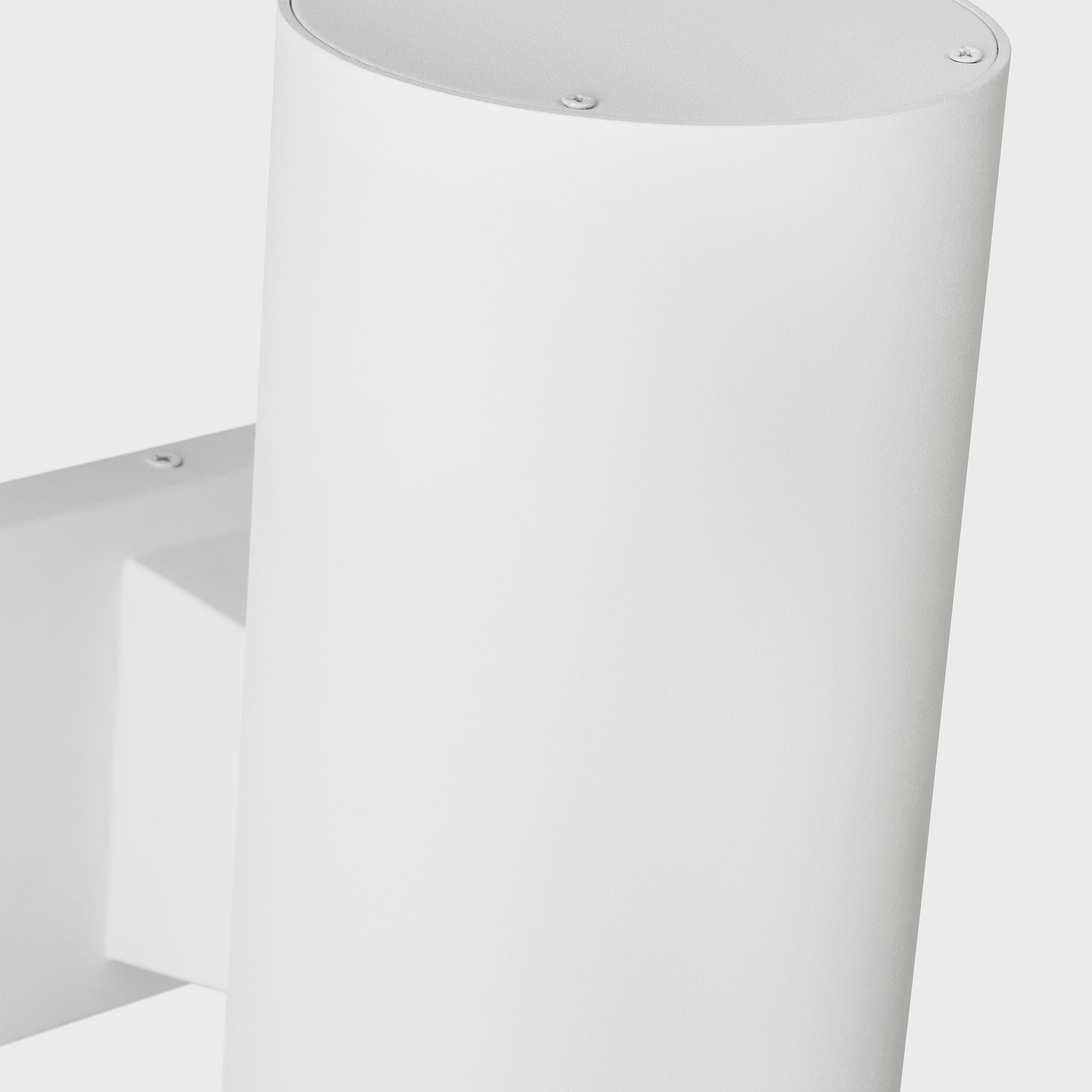 Outdoor Cylinders Medium Two Light Wall Lantern Outdoor Textured White