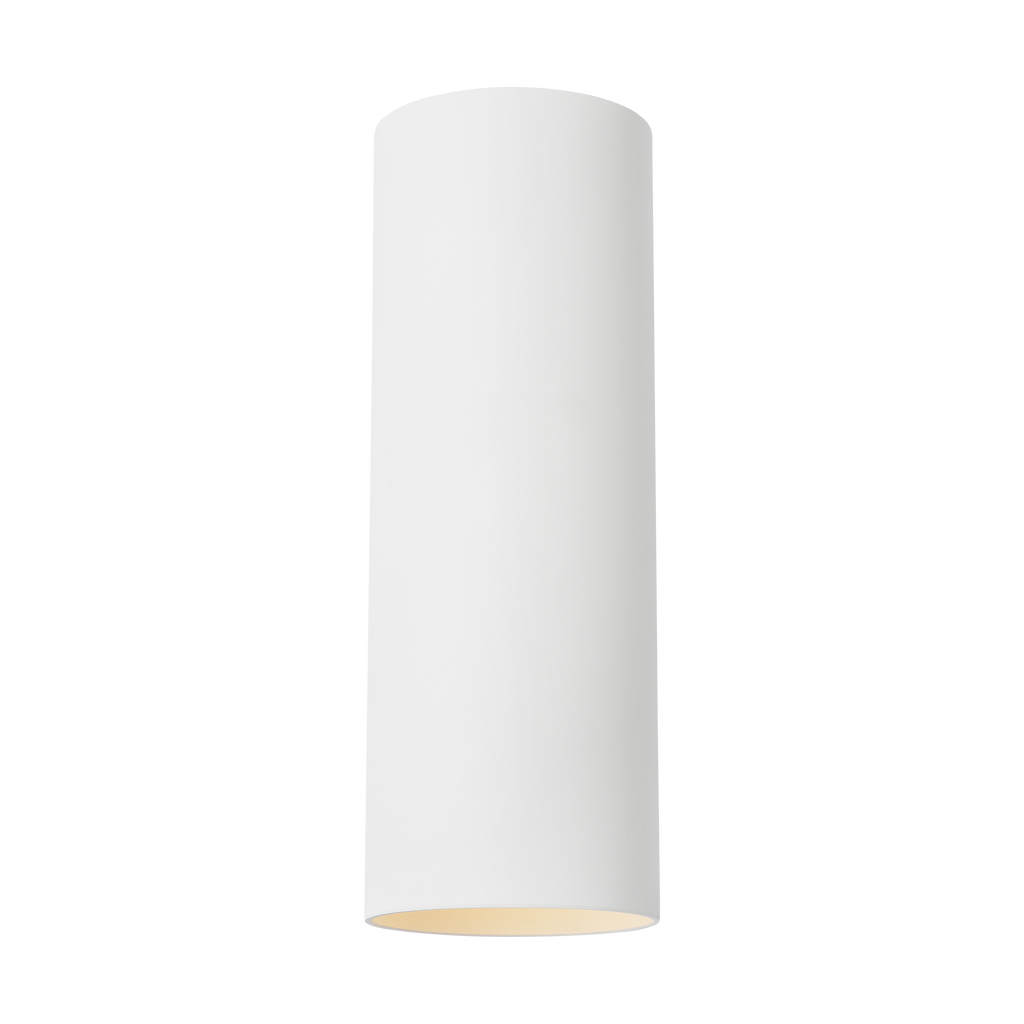 Outdoor Cylinders Medium Two Light Wall Lantern Outdoor Textured White