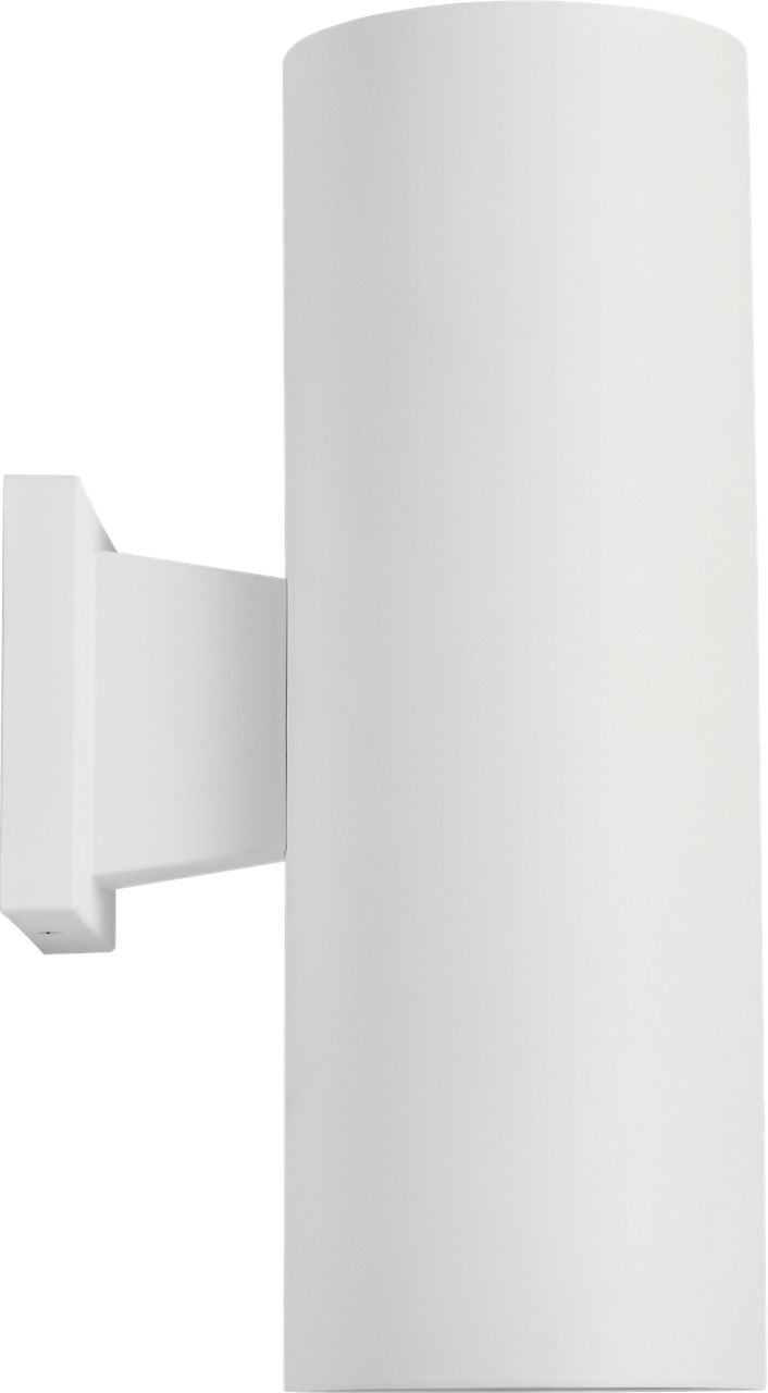 Outdoor Cylinders Medium Two Light Wall Lantern Outdoor Textured White