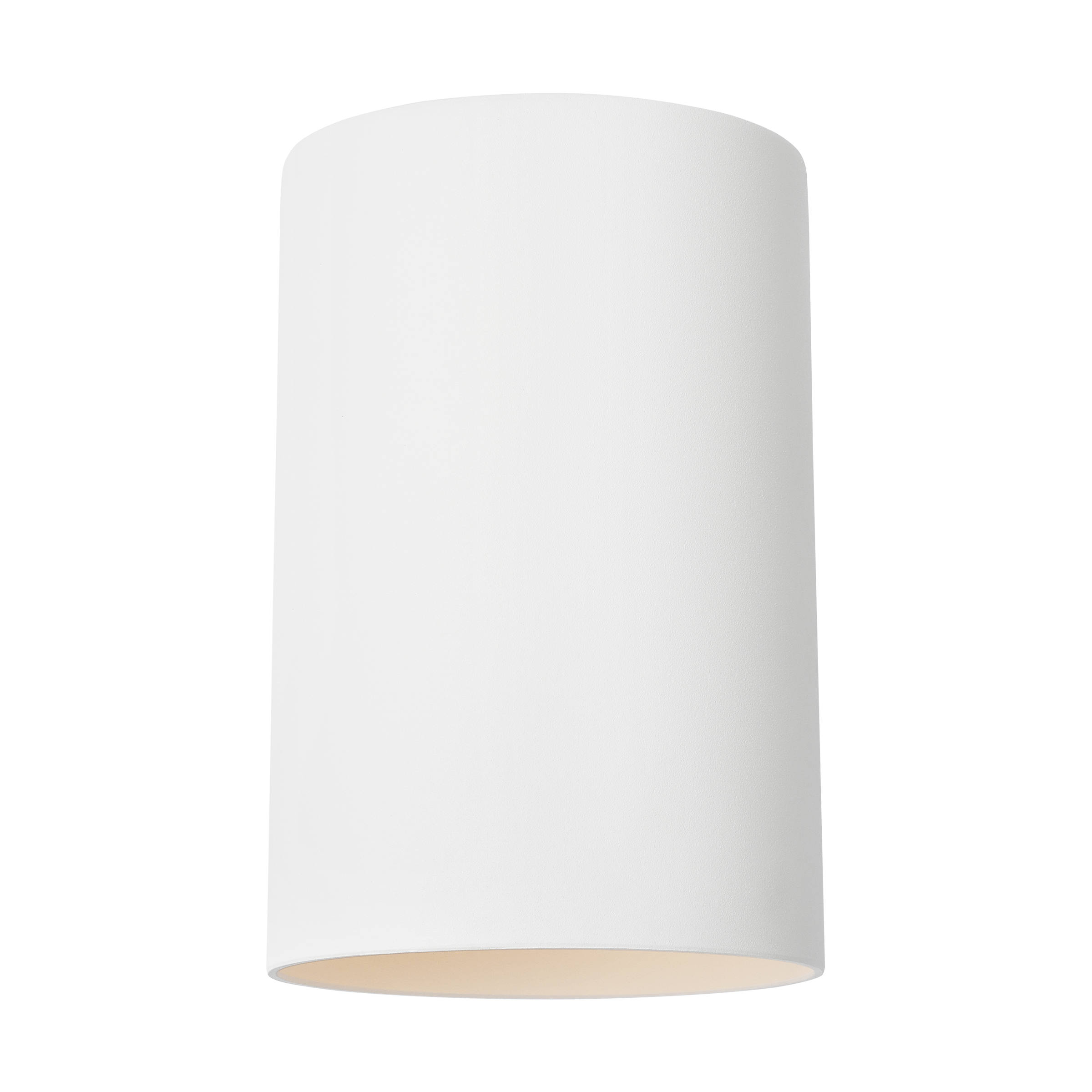 Outdoor Cylinders Medium One Light Wall Lantern Outdoor Textured White