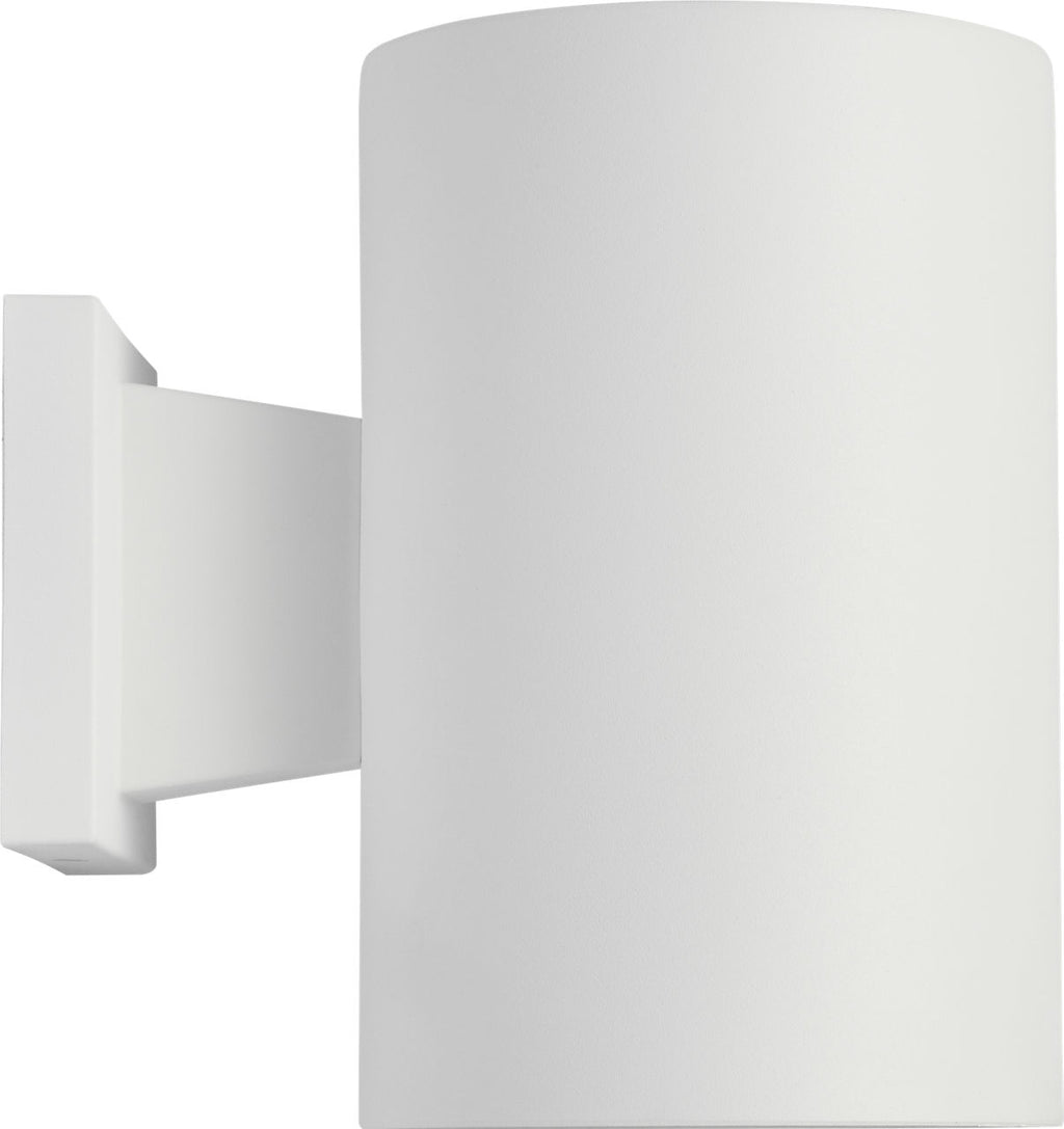 Outdoor Cylinders Medium One Light Wall Lantern Outdoor Textured White