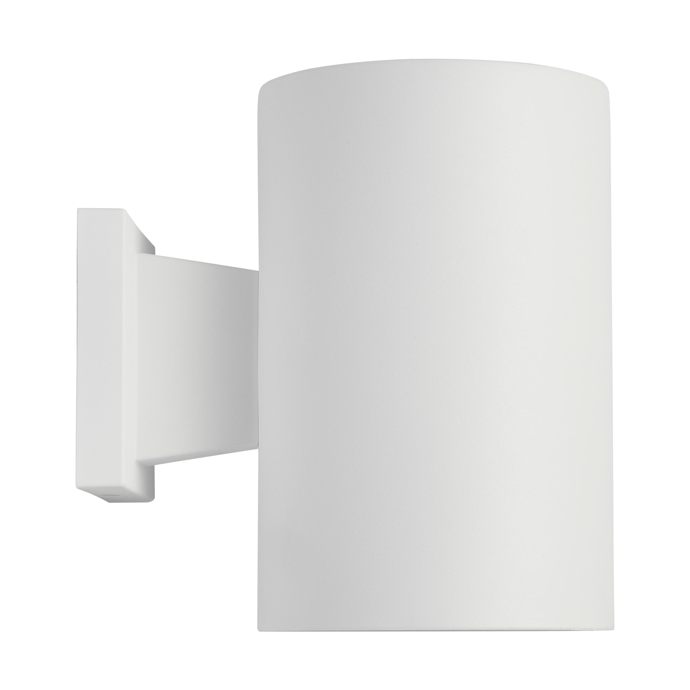 Outdoor Cylinders Medium One Light Wall Lantern Outdoor Textured White