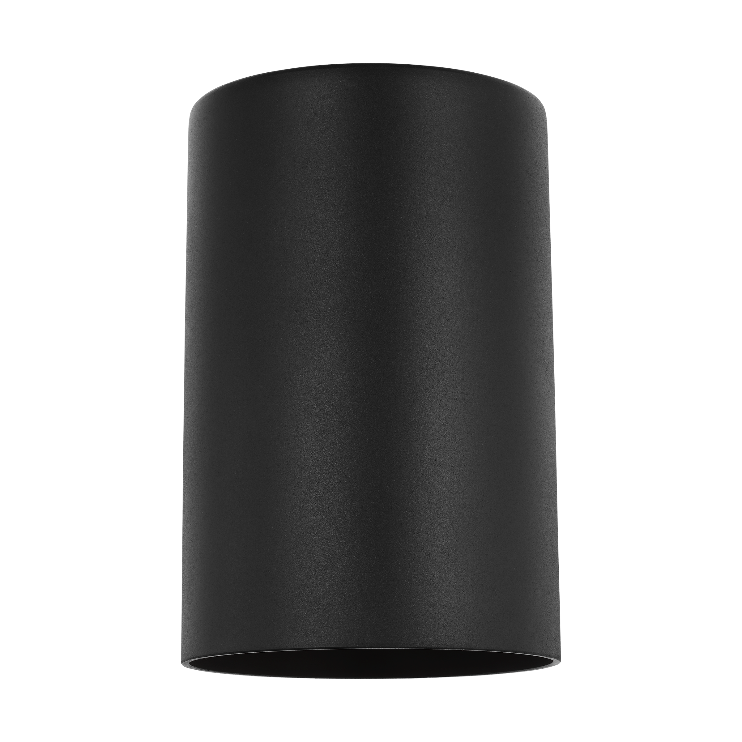 Outdoor Cylinders Medium One Light Wall Lantern Textured Black