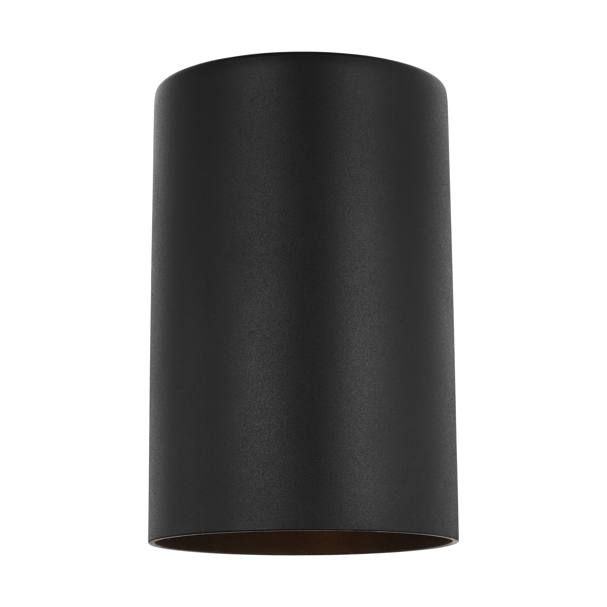 Outdoor Cylinders Medium One Light Wall Lantern Textured Black