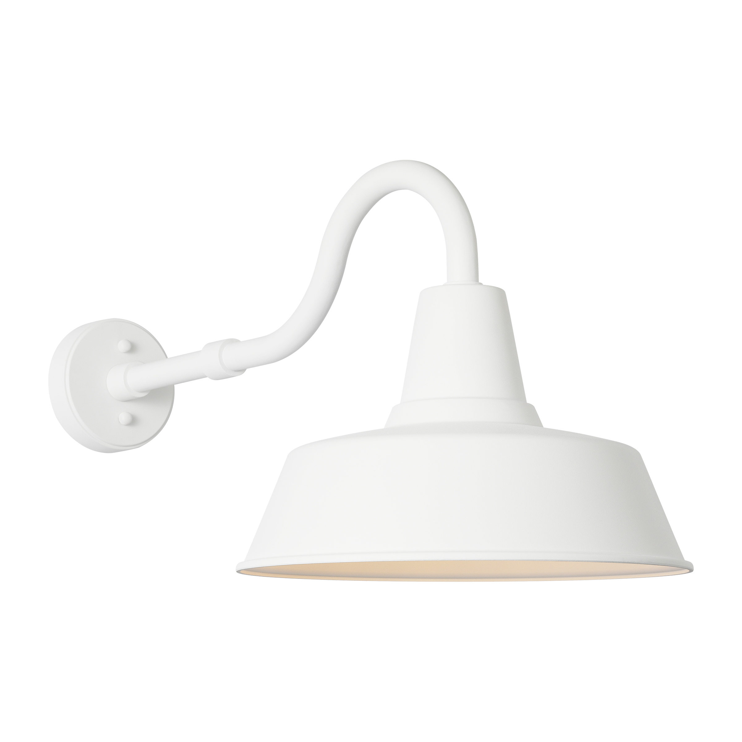 Barn Light LargeStoneStrong Wall Lantern Outdoor Textured White