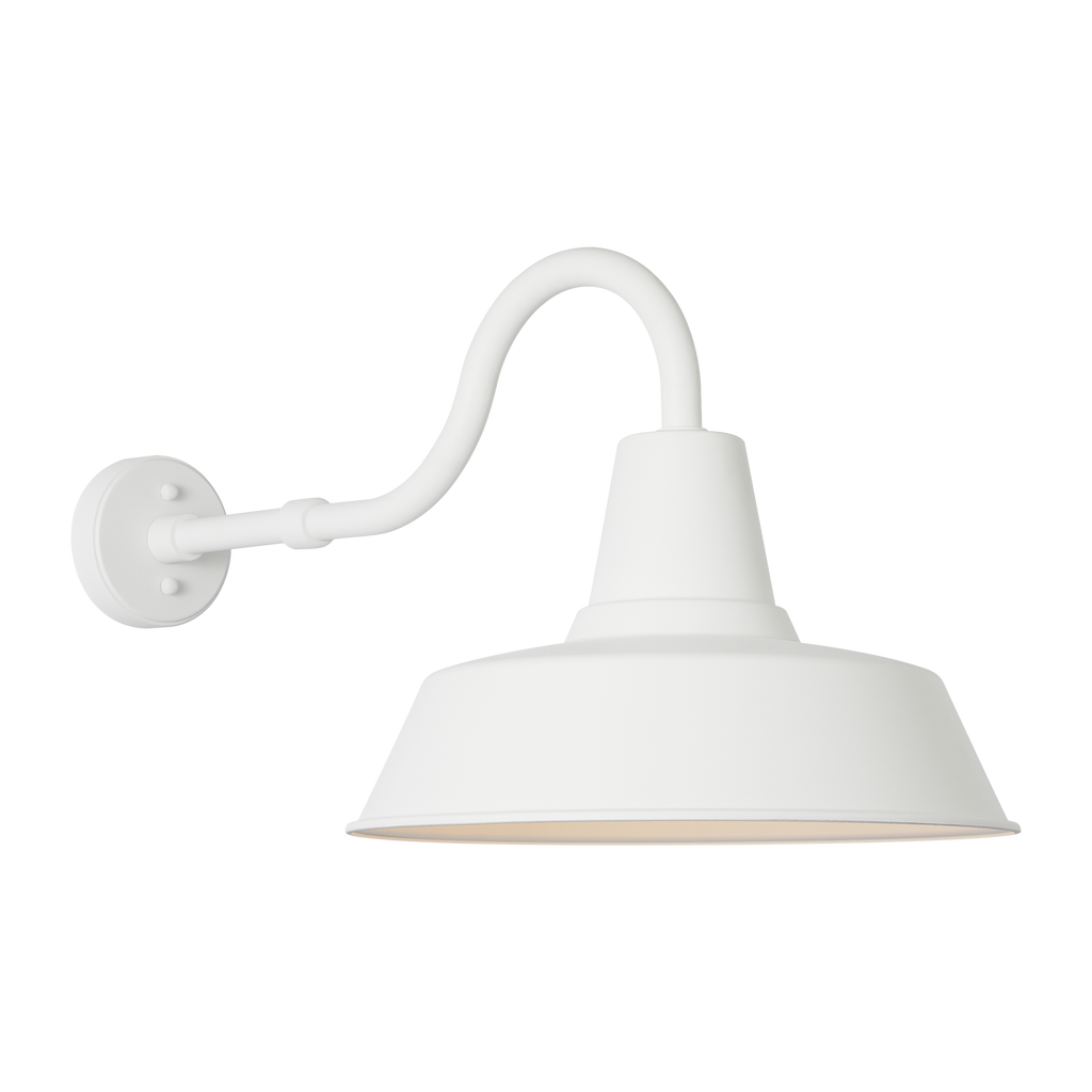 Barn Light Extra Large StoneStrong Wall Lantern Outdoor Textured White