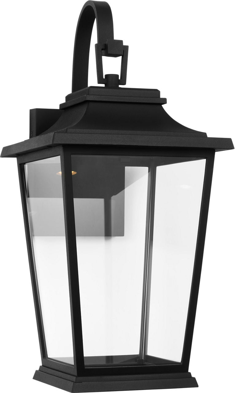 Warren Medium Lantern Textured Black Bulbs Inc
