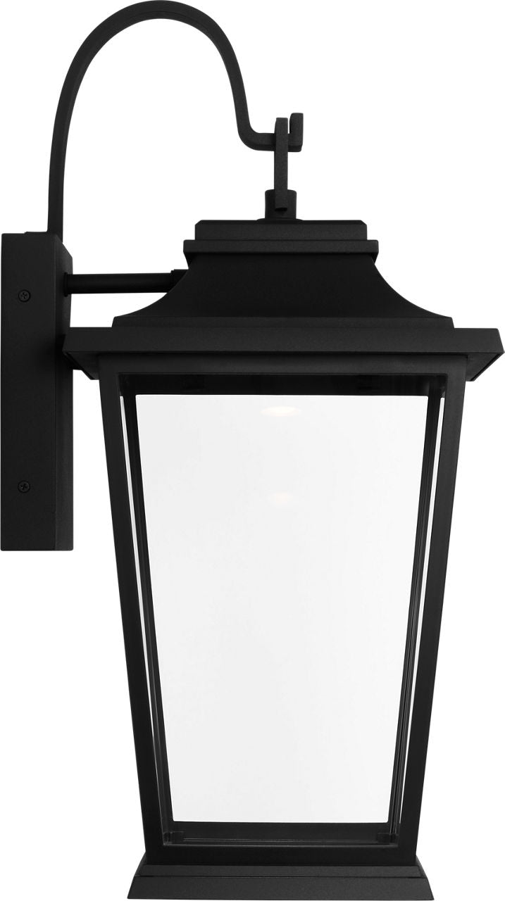 Warren Medium Lantern Textured Black Bulbs Inc