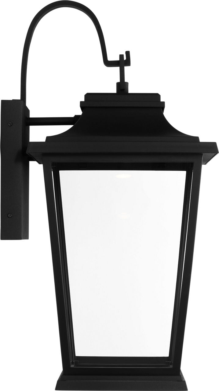 Warren Large Lantern Textured Black Bulbs Inc
