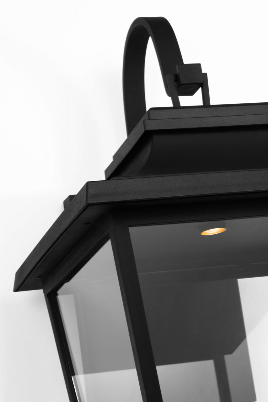 Warren Extra Large Lantern Textured Black Bulbs Inc