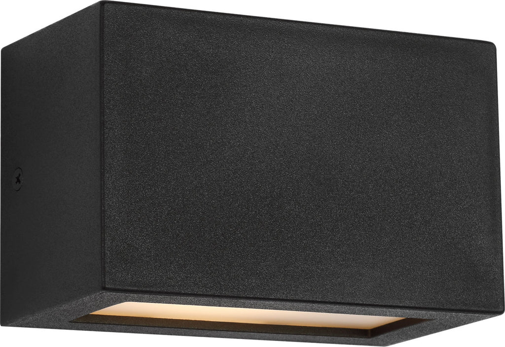 Kukei Small LED Wall Lantern Textured Black Bulbs Inc