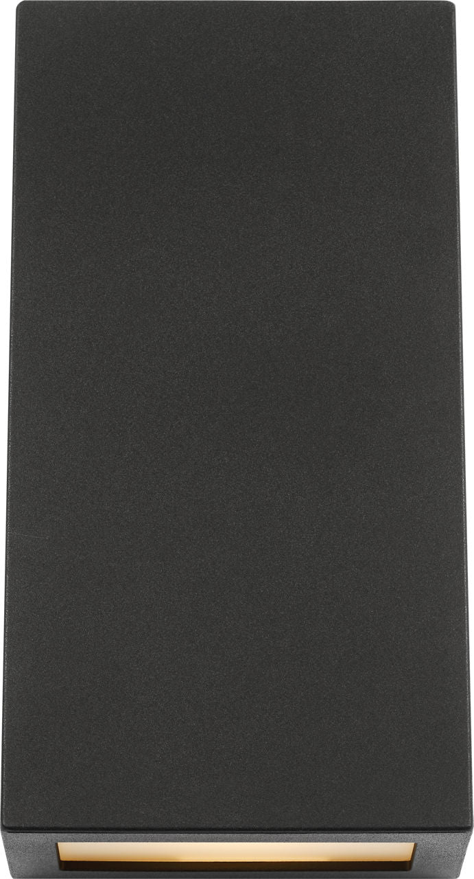 Kukei Large LED Wall Lantern Textured Black Bulbs Inc