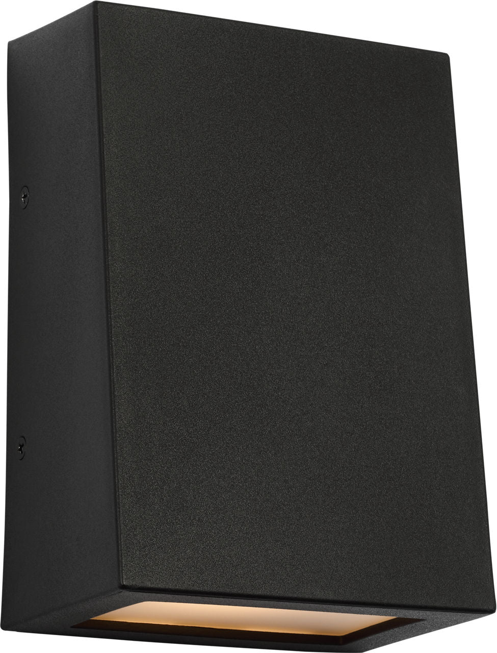 Kakudo Medium LED Wall Lantern Textured Black Bulbs Inc
