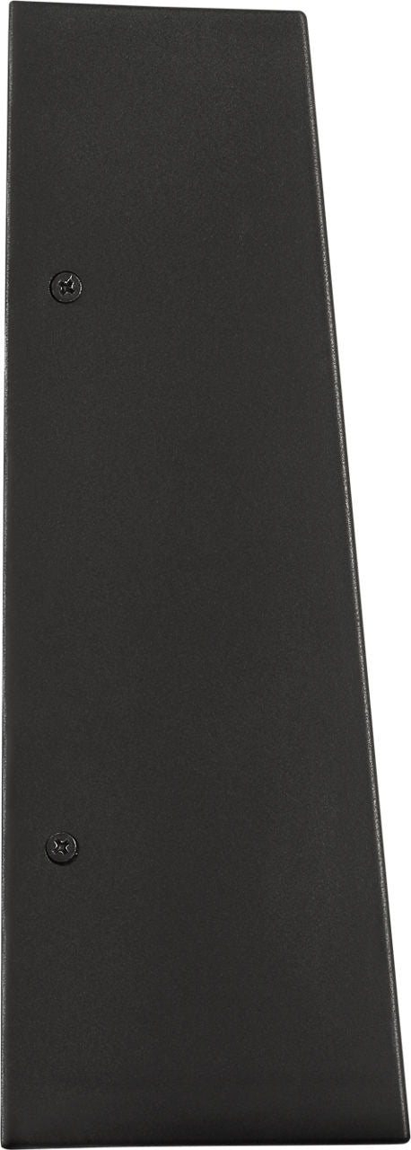 Kakudo Large LED Wall Lantern Textured Black Bulbs Inc
