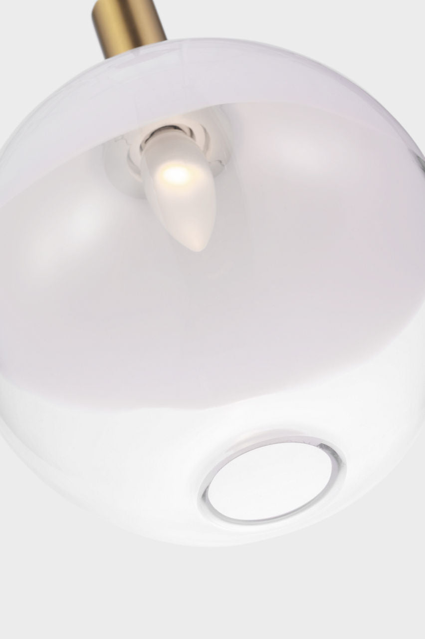 Torian Small Pendant Burnished Brass
