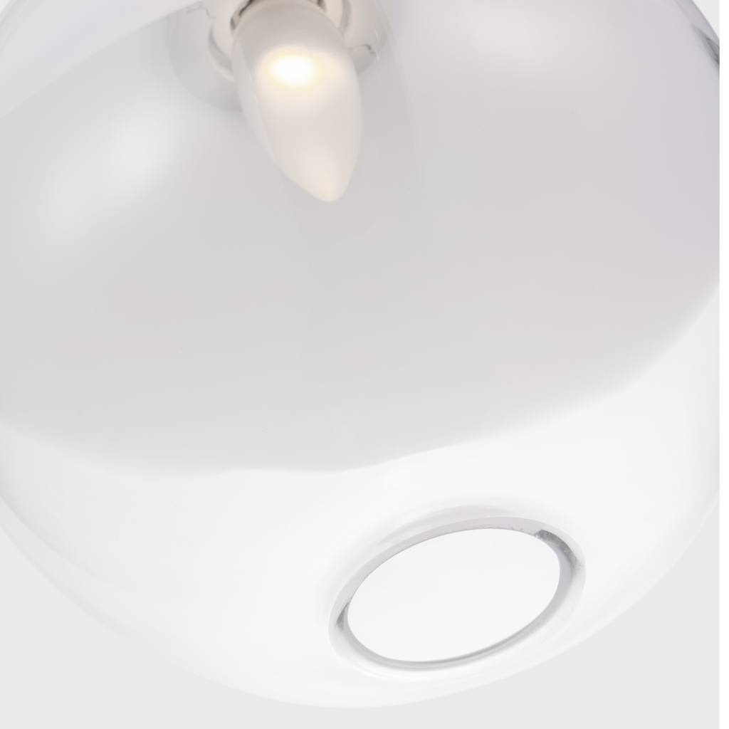 Torian Small Pendant Burnished Brass