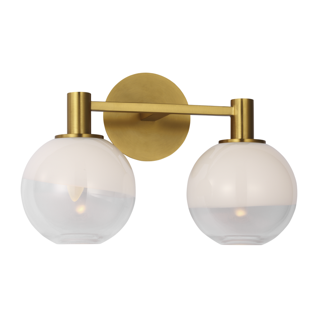 Torian 2 - Light Vanity Burnished Brass
