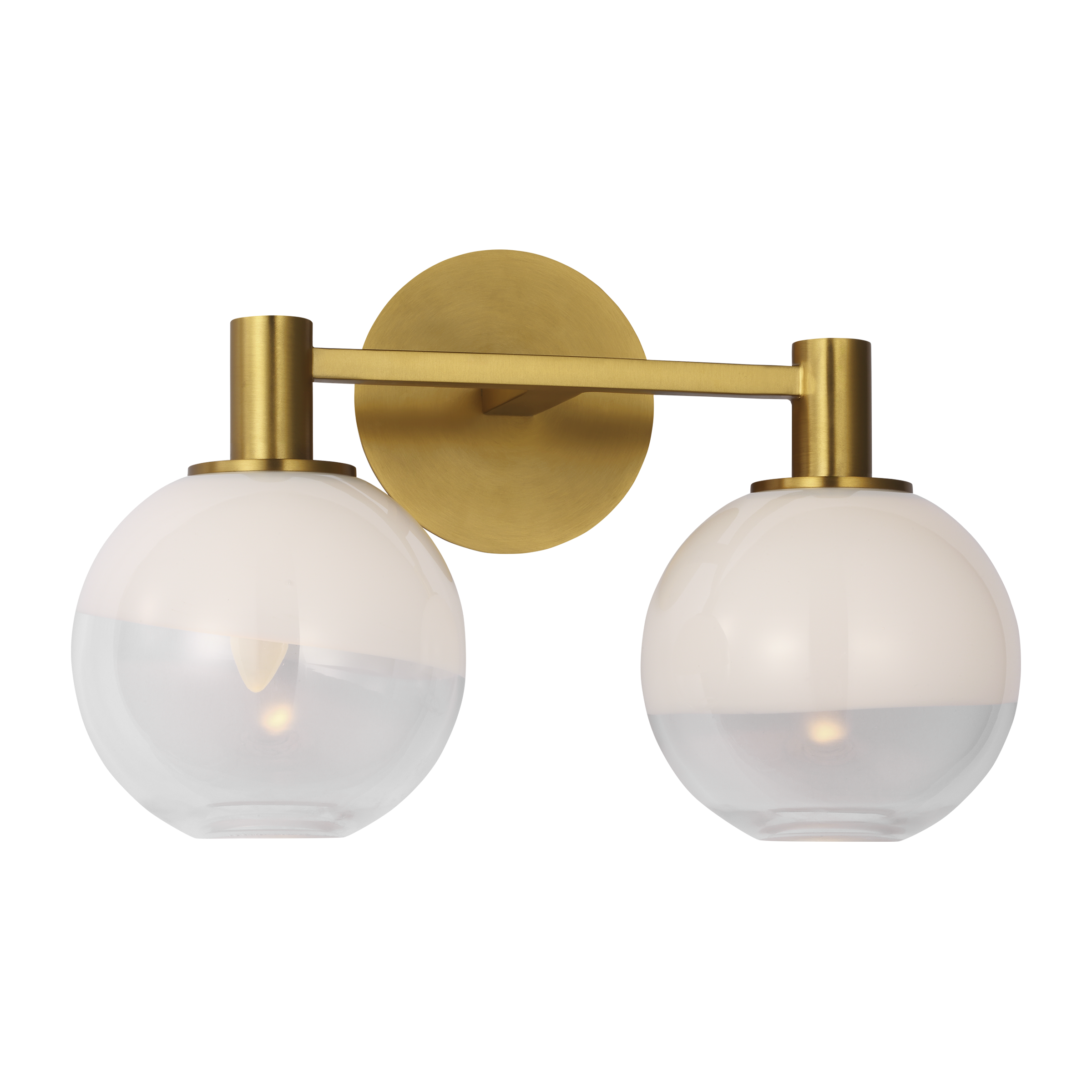 Torian 2 - Light Vanity Burnished Brass