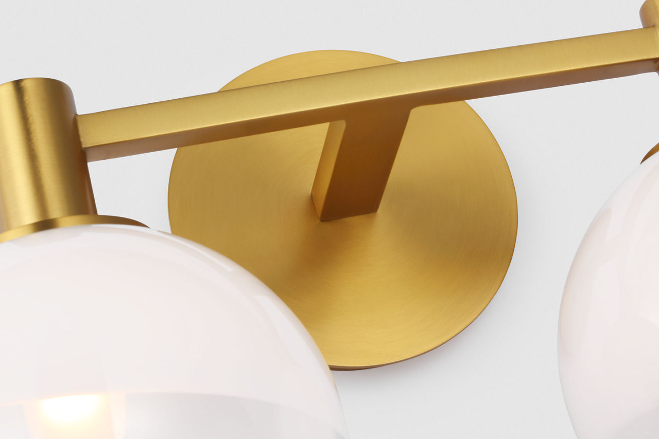 Torian 2 - Light Vanity Burnished Brass
