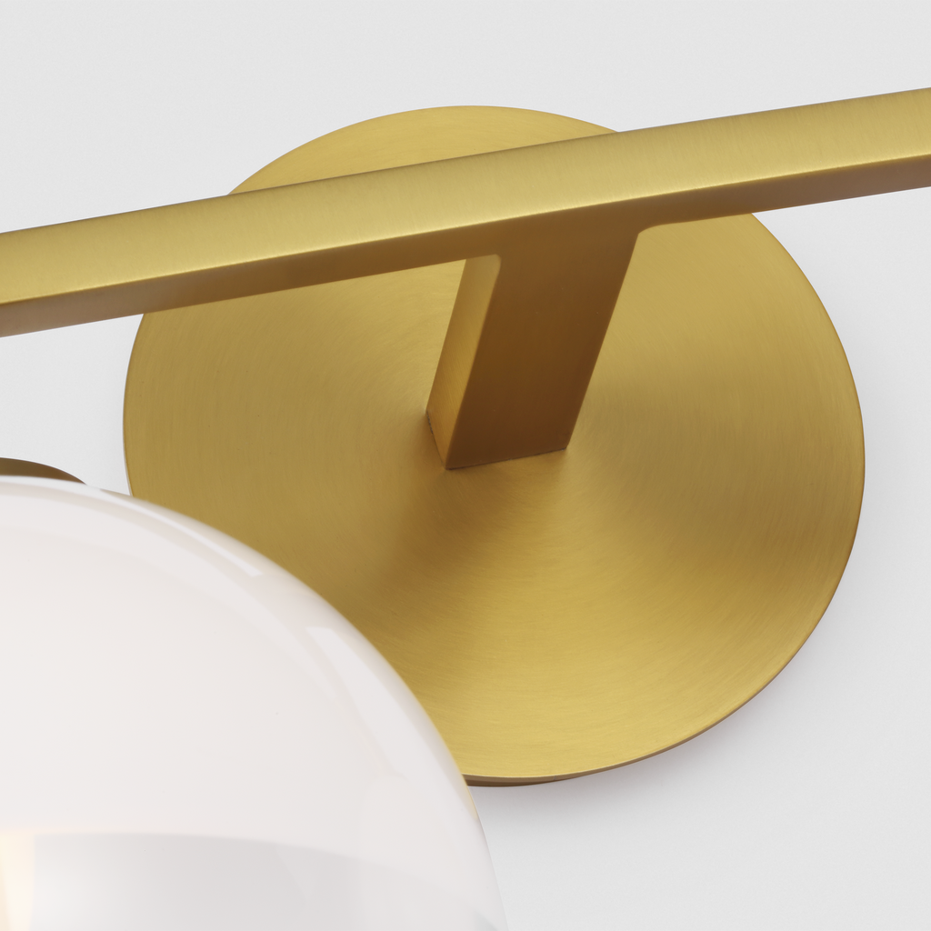 Torian 2 - Light Vanity Burnished Brass