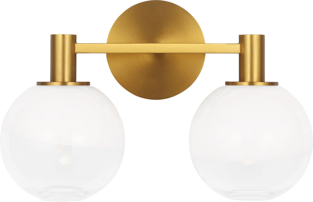 Torian 2 - Light Vanity Burnished Brass